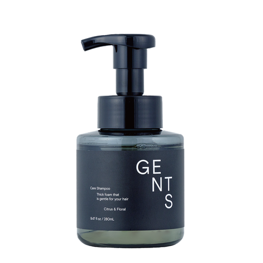 髪にハリ・コシ感を与え、神泡で頭皮を優しくケアしたいならGENTS CARE SHAMPOO(ジェンツ ケアシャンプー)